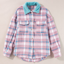  Love Kuza - Sugarplum Plaid Shacket