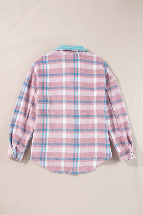 Love Kuza - Sugarplum Plaid Shacket