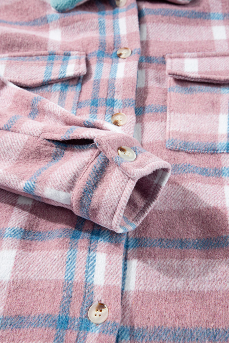 Love Kuza - Sugarplum Plaid Shacket