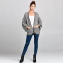  Love Kuza Waffle Knit Slouchy Cardigan