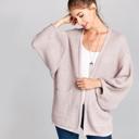  Love Kuza Waffle Knit Slouchy Cardigan