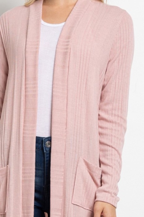 Love Kuza Belong - Blush Haven Longline Cardigan