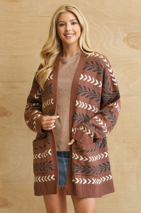 Love Kuza Knitted Trails Cardigan