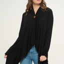  Love Kuza Belong - Midnight Flow Drape Cardigan