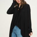  Love Kuza Belong - Midnight Flow Drape Cardigan