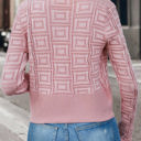 Pink Size 6 Love Kuza GeoGlam Cropped Cardigan