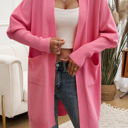 Fuchsia Large Love Kuza Chic Cascade Cardigan