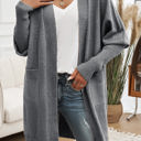 Gray Small Love Kuza Chic Cascade Cardigan