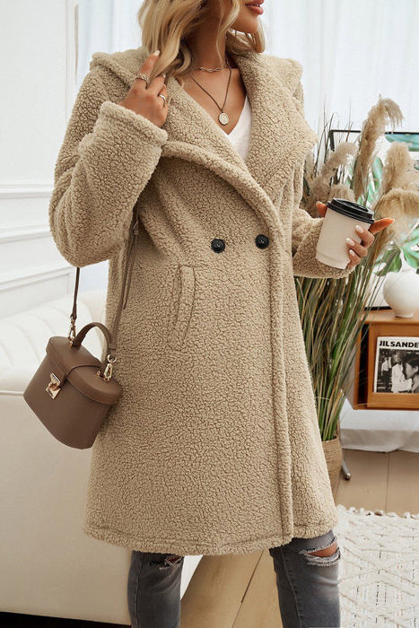 Love Kuza Cozy Fleece Hoodie Coat