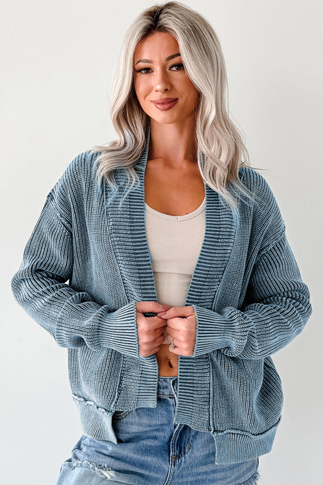 Love Kuza - Misty Bay Chenille Cardigan
