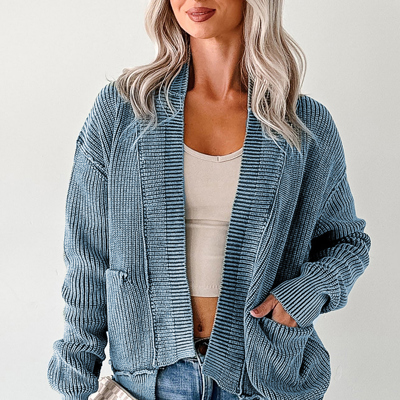 Love Kuza - Misty Bay Chenille Cardigan