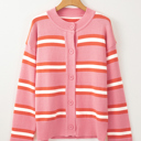  Love Kuza - Candy Pop Striped Cardigan