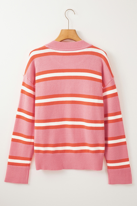 Love Kuza - Candy Pop Striped Cardigan