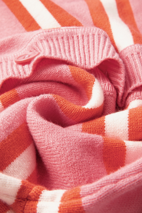 Love Kuza - Candy Pop Striped Cardigan