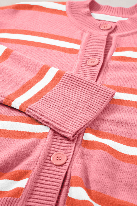 Love Kuza - Candy Pop Striped Cardigan
