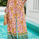 Orange XL Love Kuza Bloomtrail Palazzo Pants
