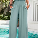 Lake Blue Medium Love Kuza Breeze Line Pants
