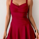 Wine Small Love Kuza Marina Grace Swimdress