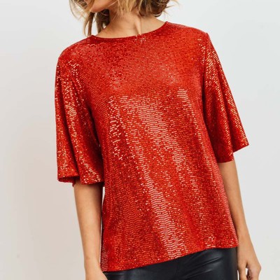 Love Kuza Belong - Spark of Joy Sequin Top