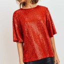  Love Kuza Belong - Spark of Joy Sequin Top