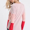  SALE!  Last Piece - Size M - Love Kuza Heartbeam Colorblock Top