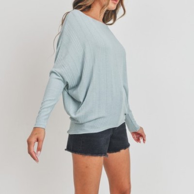 Love Kuza Belong - Misty Drift Dolman Top