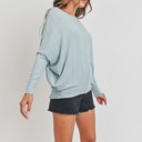  Love Kuza Belong - Misty Drift Dolman Top