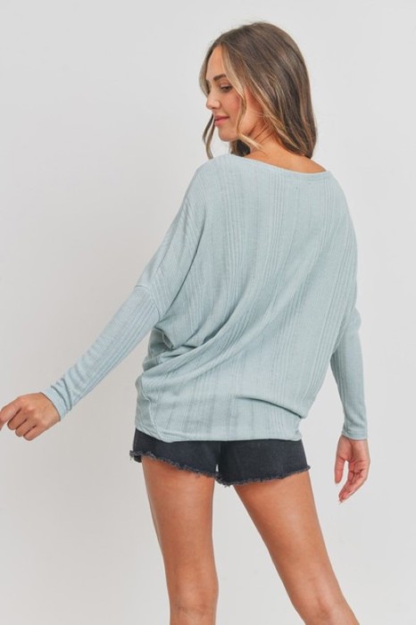Love Kuza Belong - Misty Drift Dolman Top