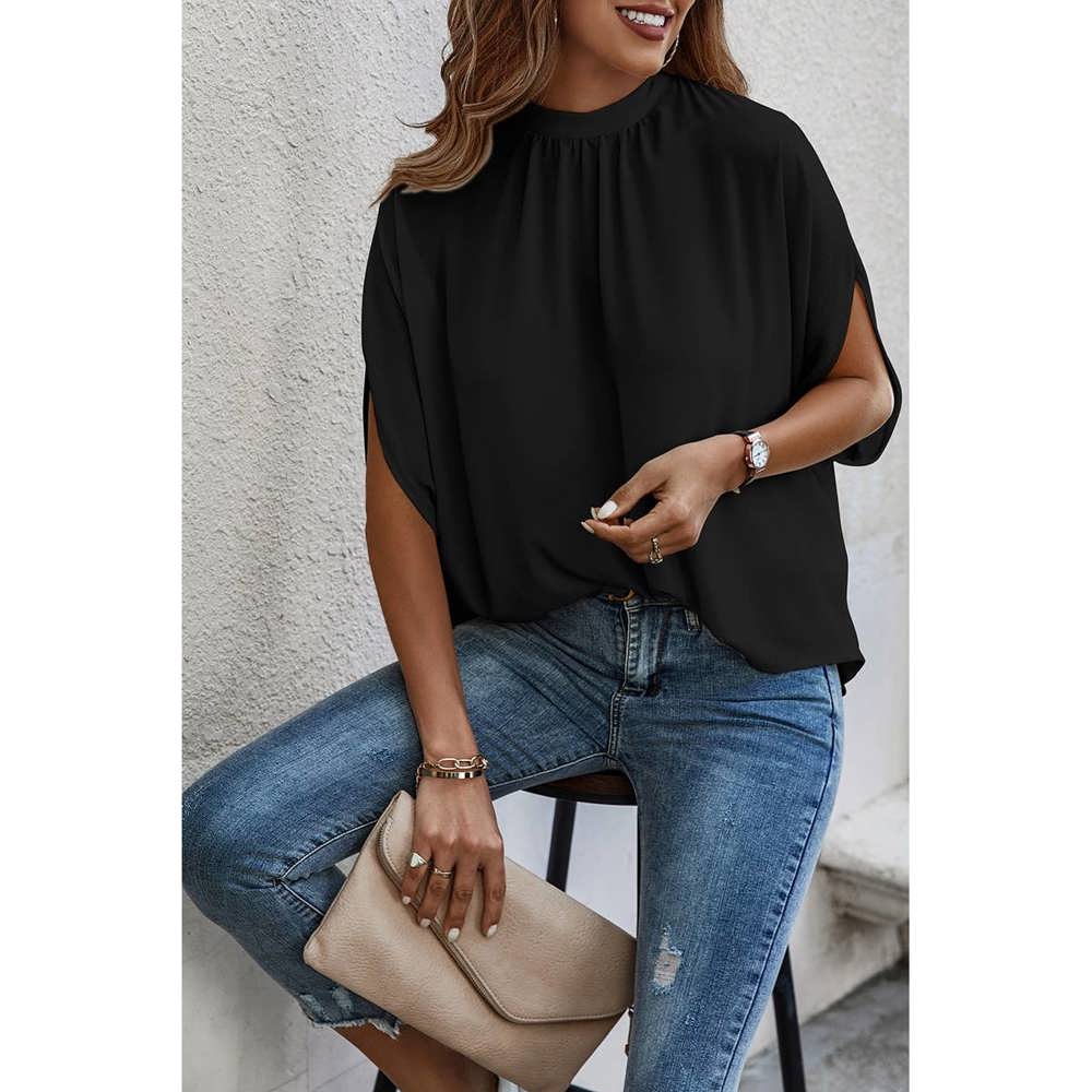 Love Kuza Luxe Drapes Blouse