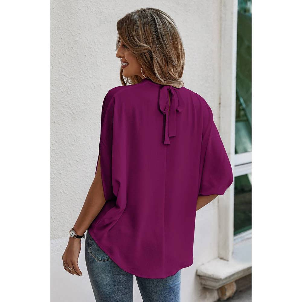 Love Kuza Luxe Drapes Blouse