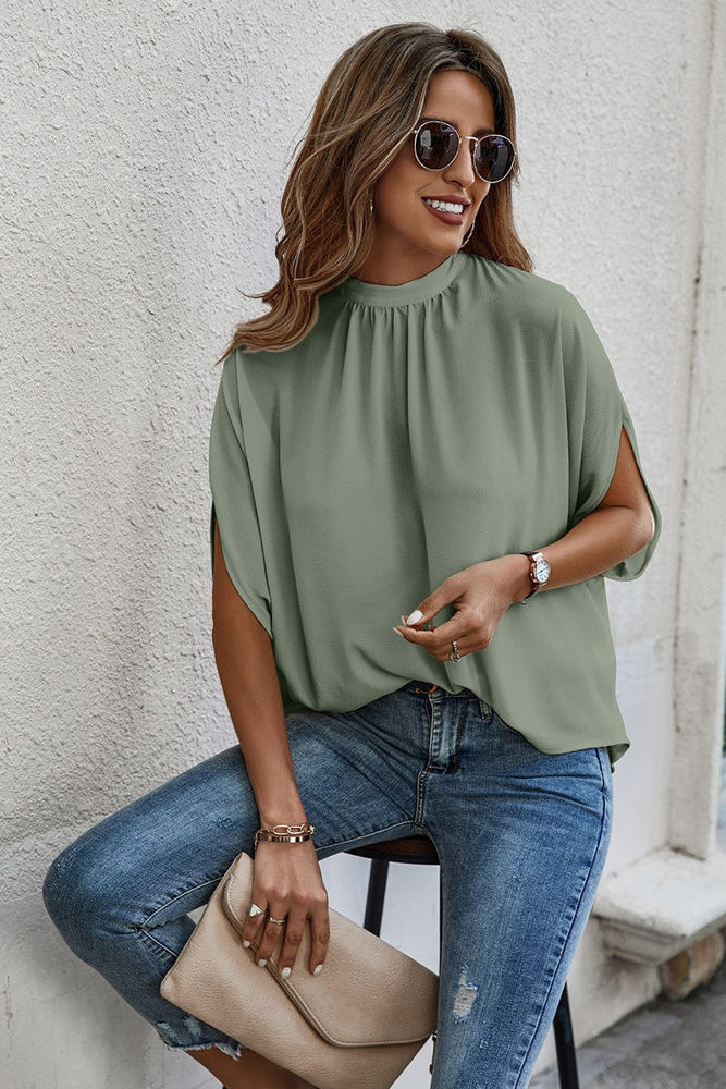 Love Kuza Luxe Drapes Blouse