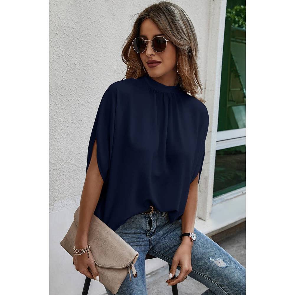 Love Kuza Luxe Drapes Blouse