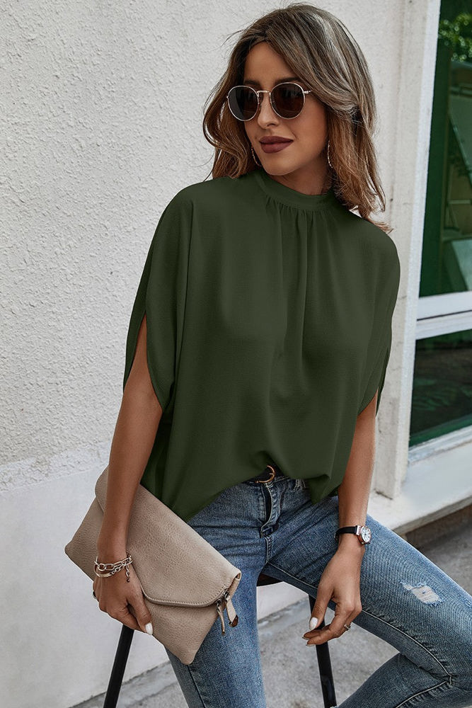 Love Kuza Luxe Drapes Blouse