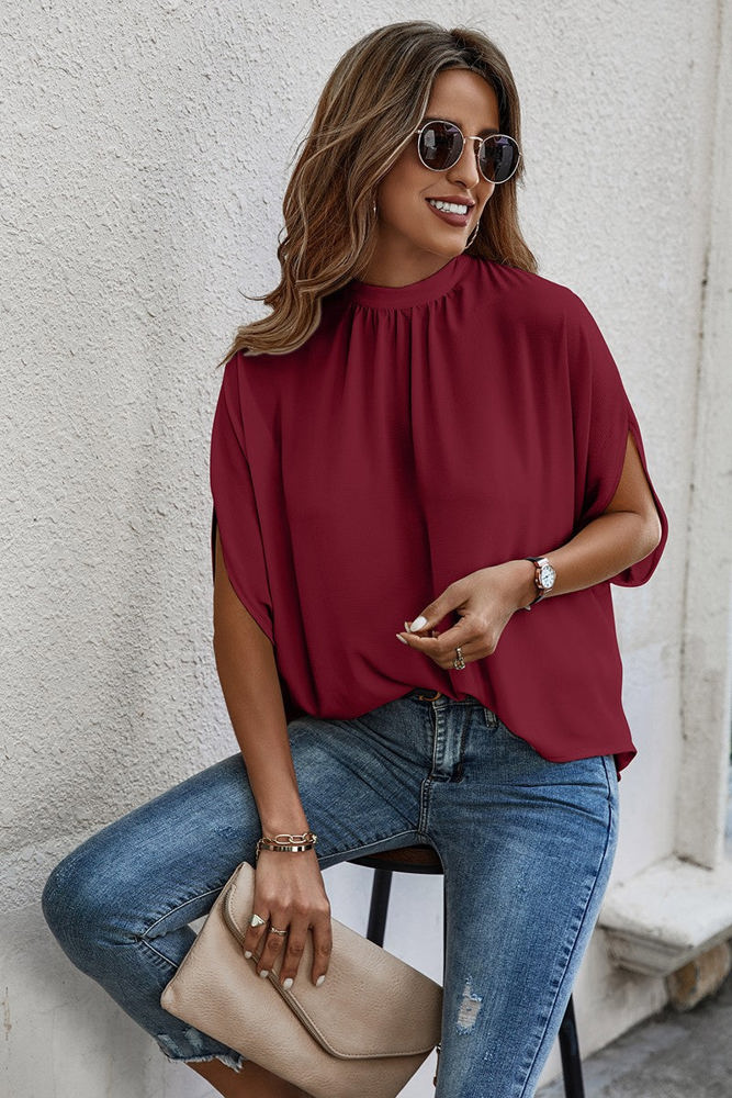 Love Kuza Luxe Drapes Blouse