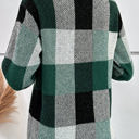 Green Small Love Kuza Checkmate Light Knitted Sweater