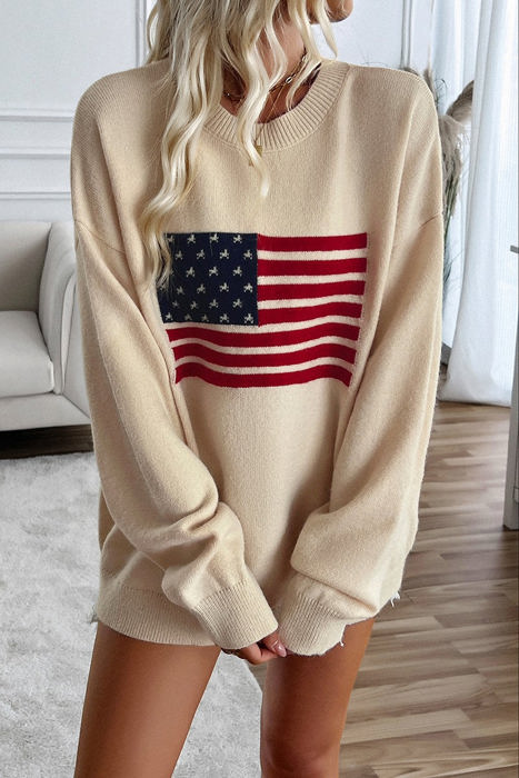 Love Kuza Patriotic Charm Sweater