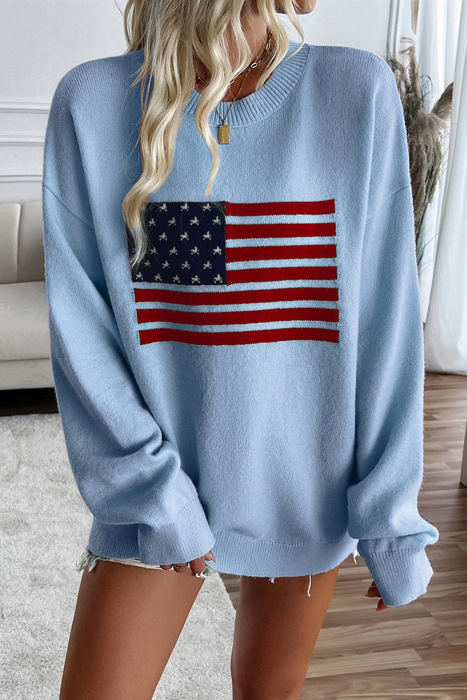 Love Kuza Patriotic Charm Sweater