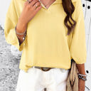 Yellow Medium Love Kuza Effortless Flow Sweater