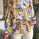 Mustard Large Love Kuza Painter’s Bloom Blouse