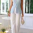 Blue Medium Love Kuza Breezelinen Vest