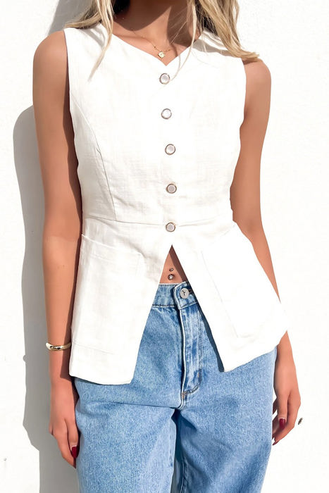 Love Kuza Breezelinen Vest