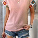 Pink Large Love Kuza Crochetwork Charm Top