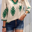 Green Small Love Kuza The Regal Edit Blouse