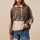 Brown Small Love Kuza - Wild Spirit Retro Hoodie