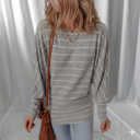  Love Kuza - Silverline Cozy Stripe Top