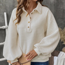  Love Kuza - Cloud Nine Waffle Pullover Sweater