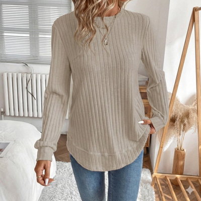 Love Kuza - Soft Horizon Ribbed Knit Top