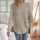  Love Kuza - Soft Horizon Ribbed Knit Top