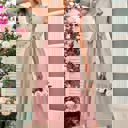  SALE!  Last Piece - Size XL only - Love Kuza Lace Neck Tiered Midi Dress