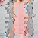 Pink XL SALE!  Last Piece - Size XL only - Love Kuza Lace Neck Tiered Midi Dress